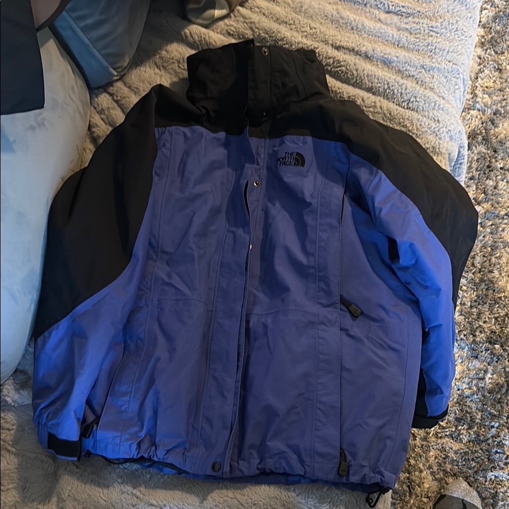 The North Face Blue and Black Jacket